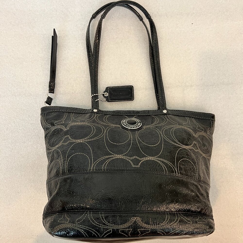 Coach Tote Bag Purse in Black